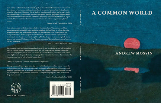 Forthcoming: Andrew Mossin's A COMMON WORLD